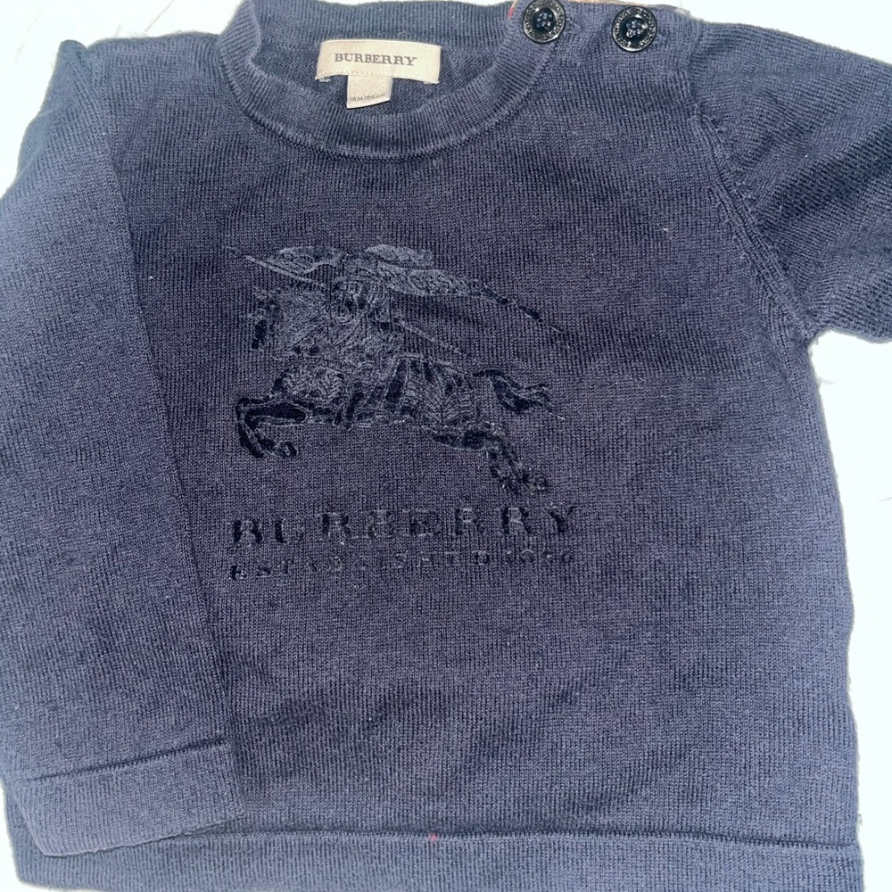 Burberry baby sweater